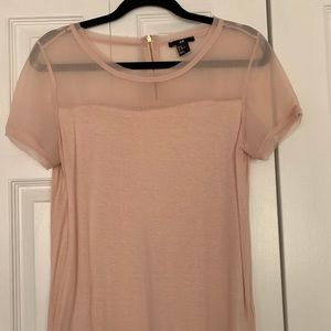 Light peach H&M short sleeved shirt